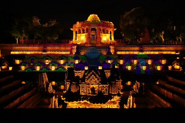 Inauguration ceremony of 3D Projection Mapping Show and Heritage Lighting at Sun Temple Modhera