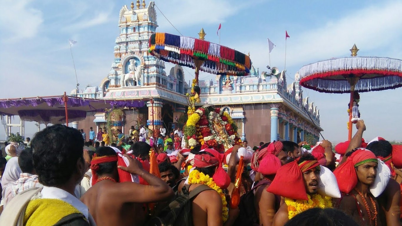 285th Birthday Celebrations (Jayanthi) of Santh Sree Sevalal Maharaj, Sevagad, Gooty Mandal, Ananthapuramu District, Andhra Pradesh, India