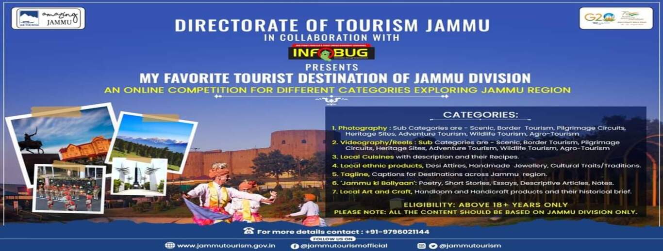 My Favourite Tourist Destination of Jammu Division - An online competition for different categories exploring Jammu Region.