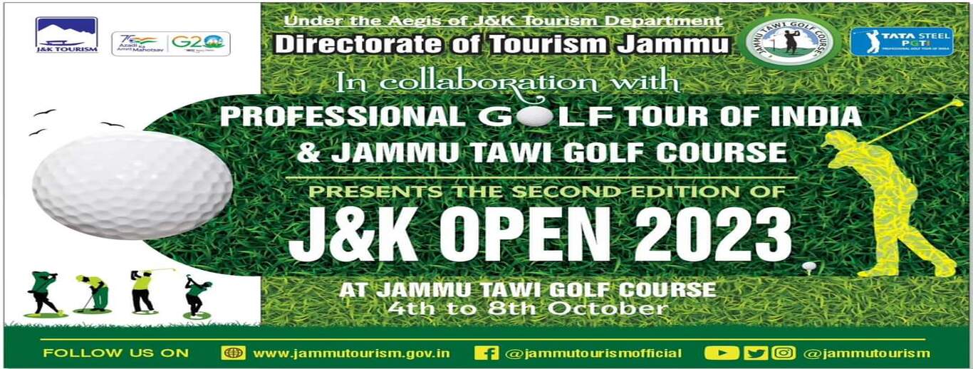 J&K Open, 2023- A Golf Tournament by PGTI at Jammu Tawi Golf Course, Sidhra