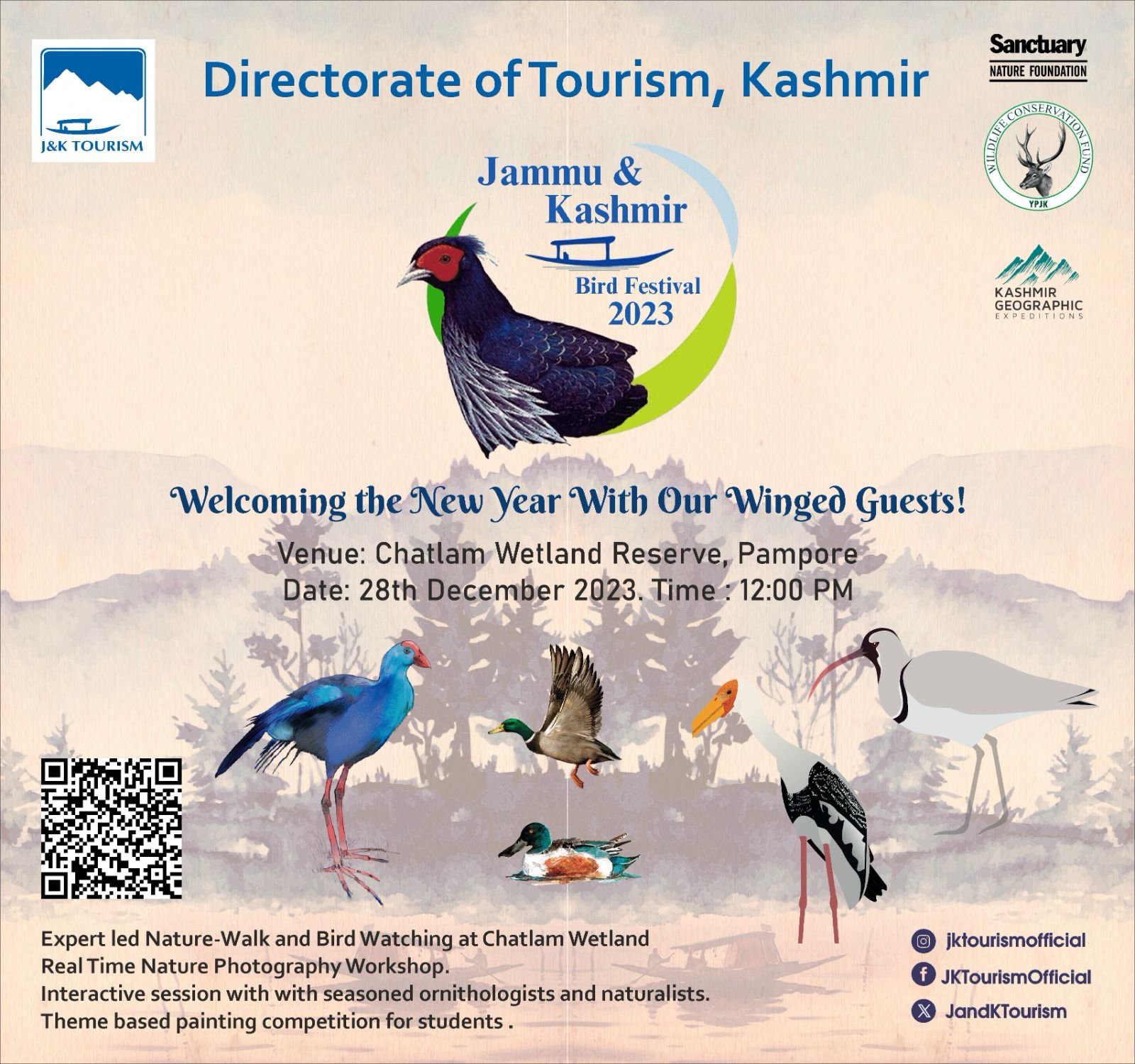 J&K Bird Festival 2023, (Chatlam)