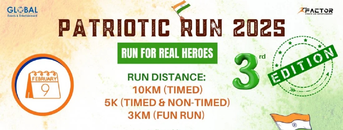 Patriotic Run 2025 - 3rd Edition - Chennai