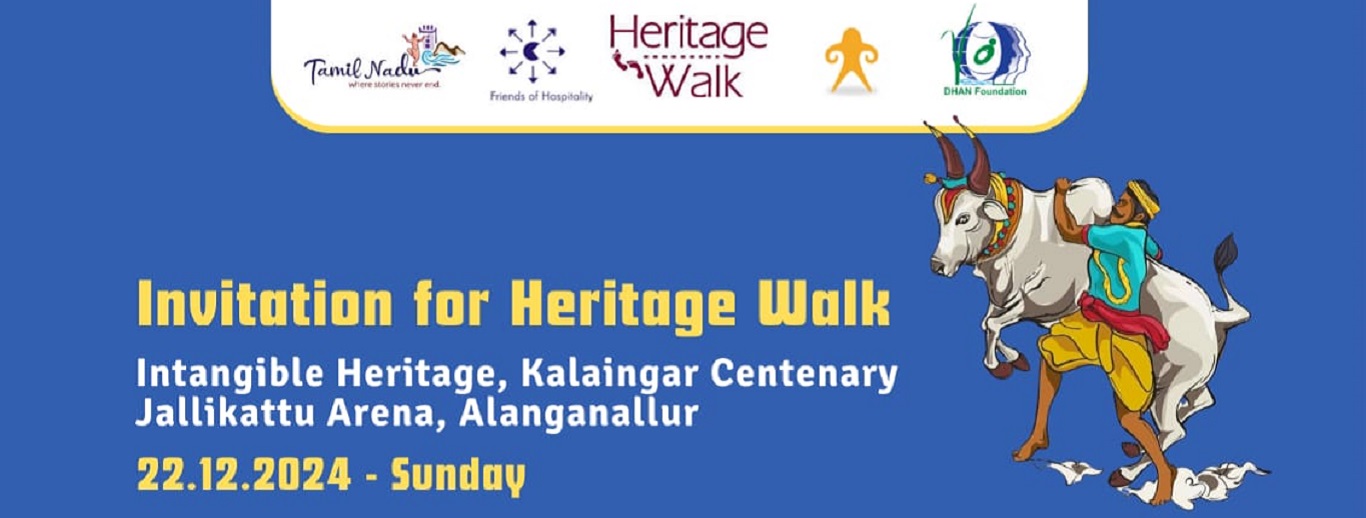 Heritage Walk in Kalaingar Centenary Jallikattu Arena, Madurai